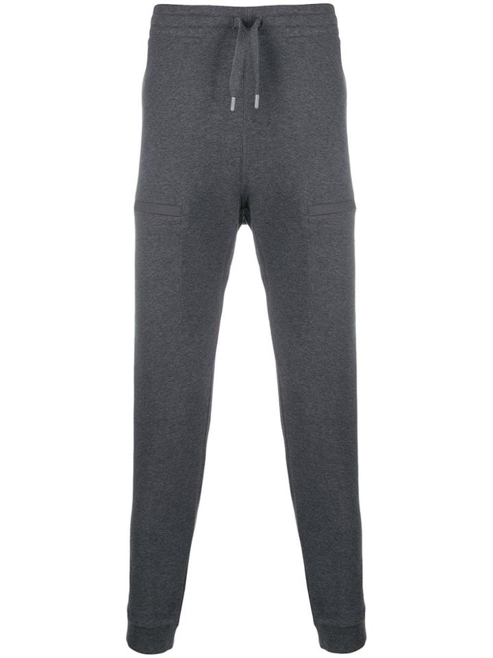 Z Zegna Straight Leg Track Trousers - Grey
