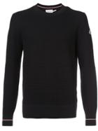 Moncler Textured Jumper - Black