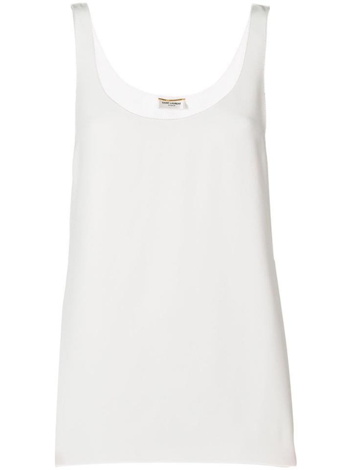 Saint Laurent Longline Tank Top - White