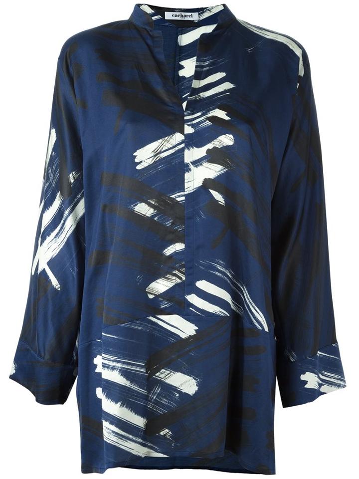 Cacharel Printed Kimono Style Tunic