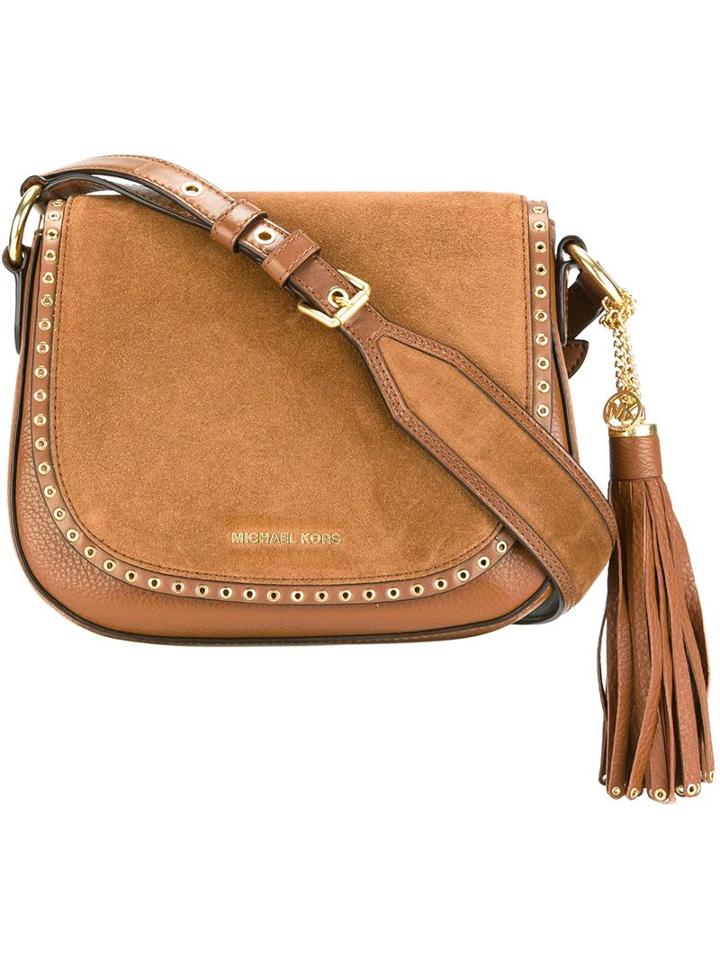 Michael Michael Kors Tassel Detailing Crossbody Bag, Women's, Nude/neutrals