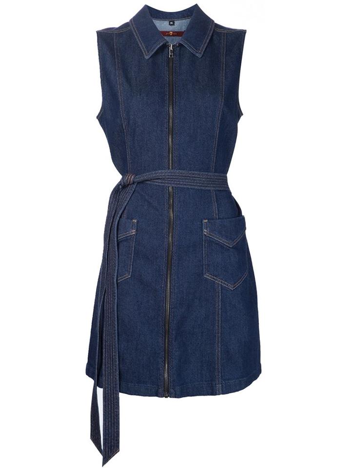 7 For All Mankind Denim Mini Dress