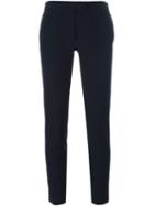 Joseph Cropped Skinny Trousers, Women's, Size: 40, Blue, Viscose/cotton/spandex/elastane/acetate