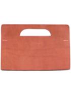 Cecchi De Rossi Cut Out Handle Clutch - Pink & Purple