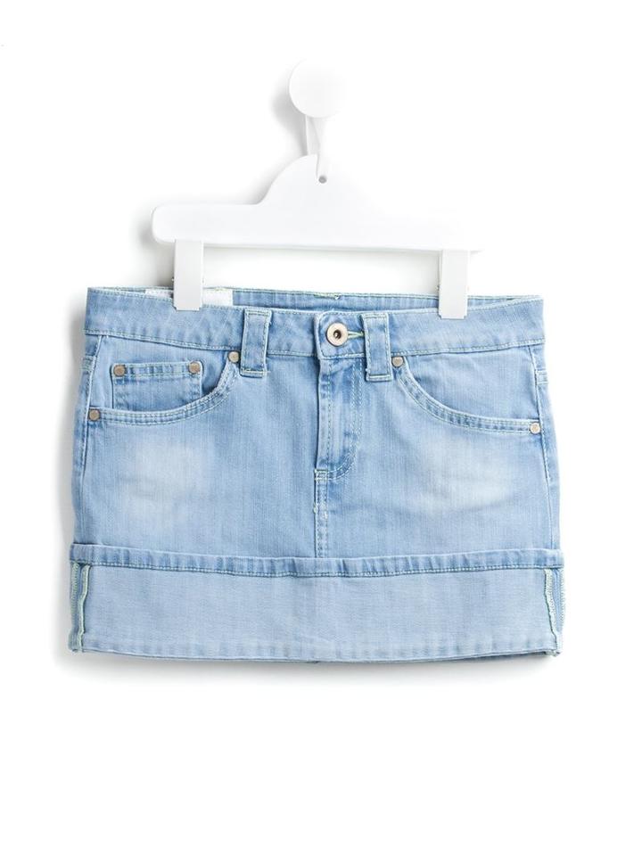 Dondup Kids Denim Skirt, Girl's, Size: 12 Yrs, Blue