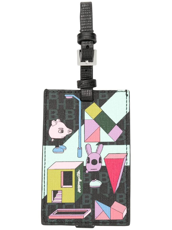 Boss Hugo Boss Patterned Cardholder - Black