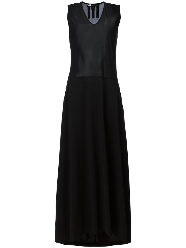 Y-3 Shift Maxi Dress, Women's, Size: Medium, Black, Cotton/polyamide/polyester/spandex/elastane