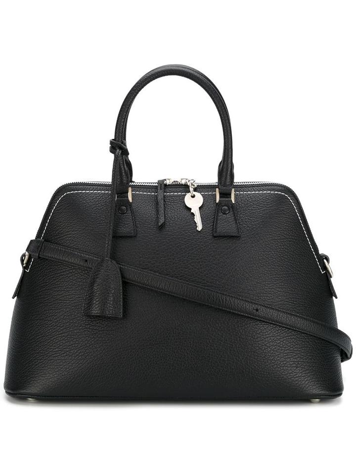 Maison Margiela Large '5ac' Shoulder Bag, Women's, Black, Cotton/leather/polyester