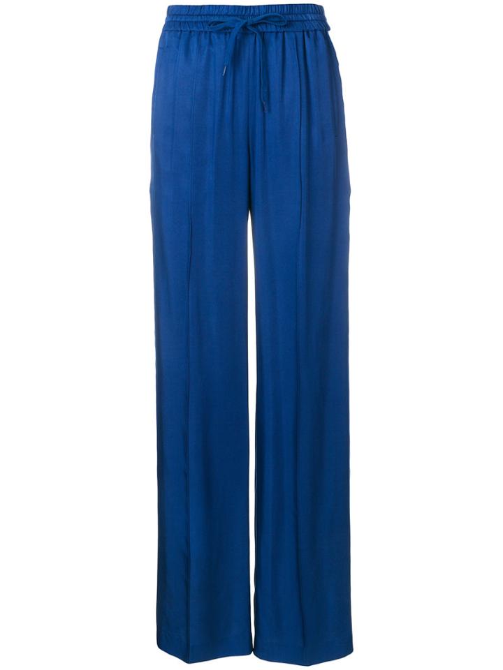 Tommy Hilfiger Wide Leg Track Pants - Blue