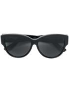 Saint Laurent Eyewear Asian Round Sunglasses - Black