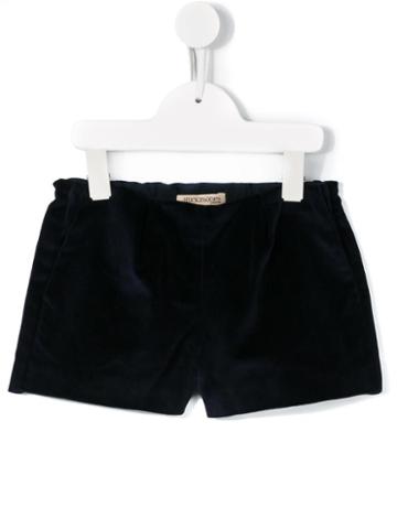 Hucklebones London Velvet Shorts, Girl's, Size: 6 Yrs, Blue