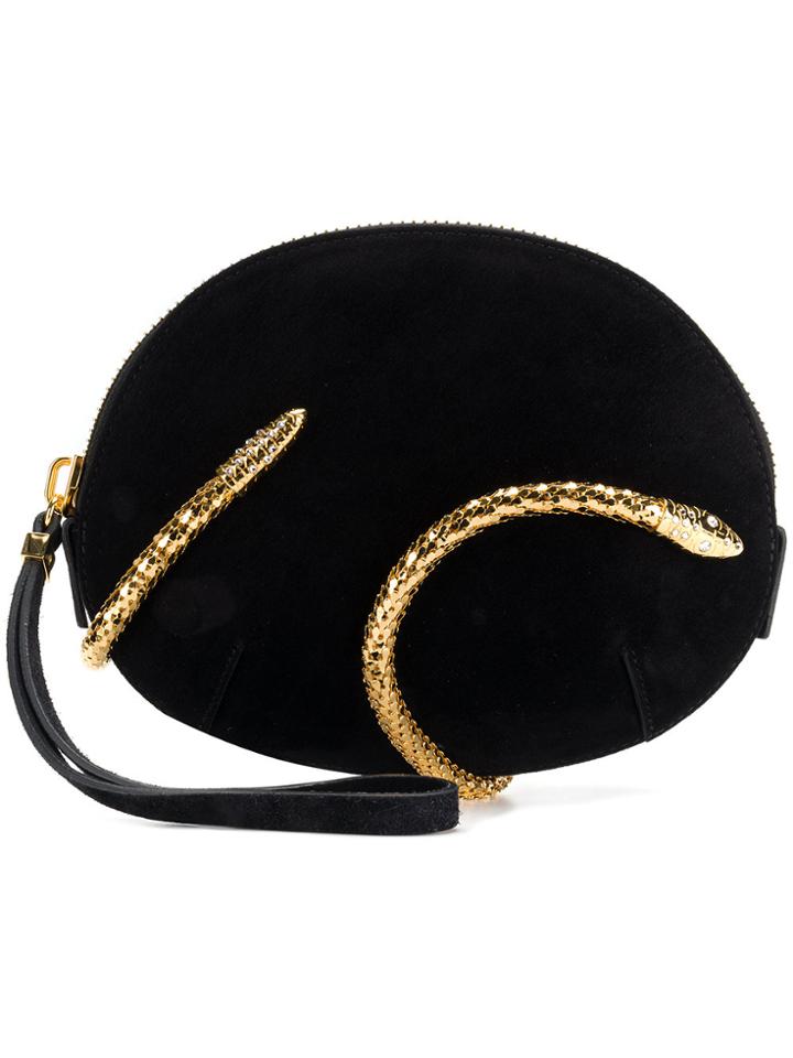 Giuseppe Zanotti Design Aleesha Clutch Bag - Black