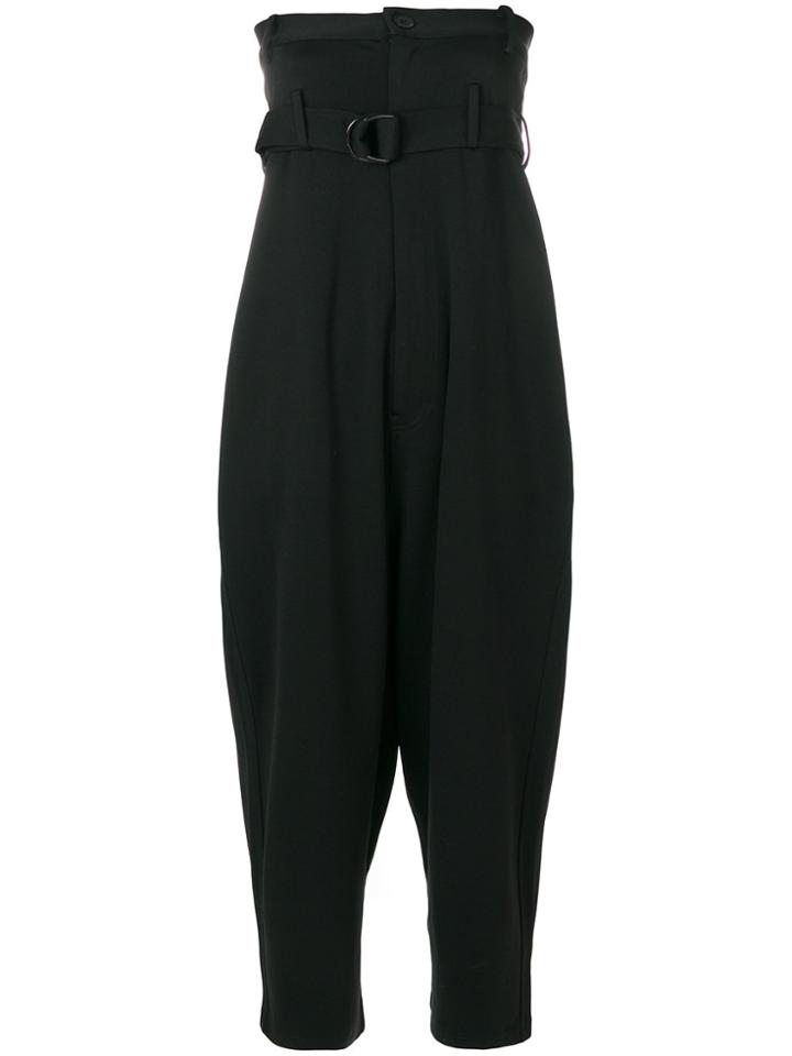 Y-3 High-waisted Trouser Jumpsuit - Black