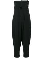 Y-3 High-waisted Trouser Jumpsuit - Black