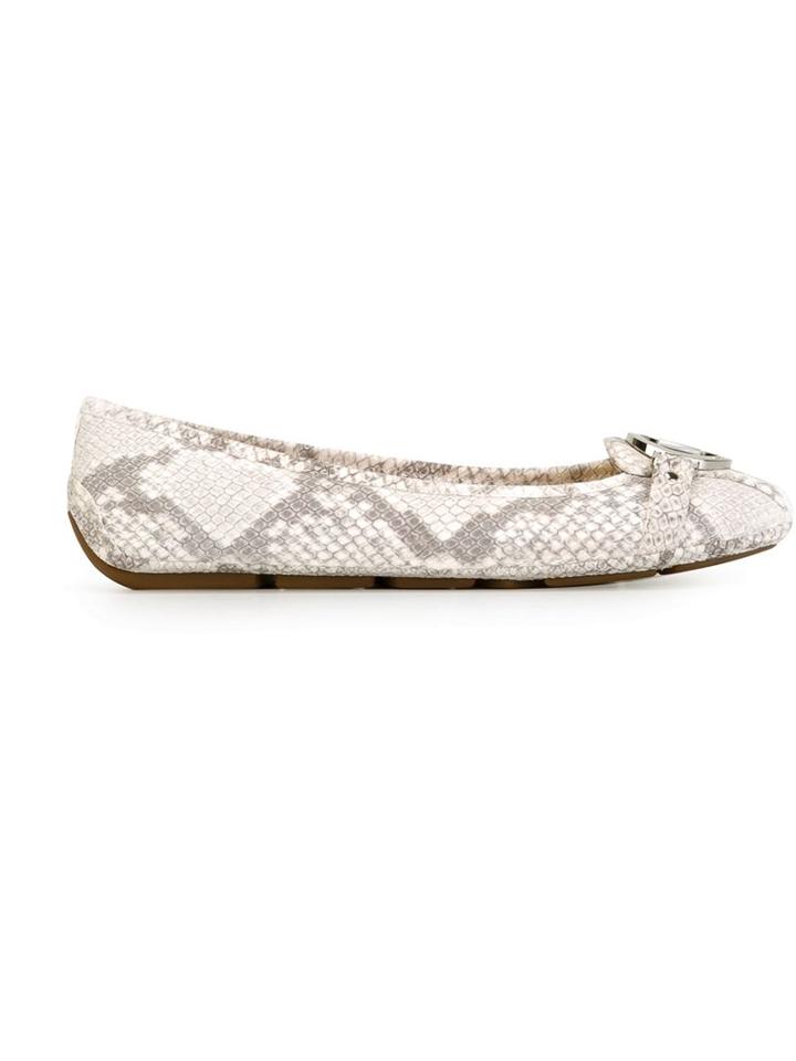 Michael Michael Kors Snakeskin Effect Ballerina Shoes