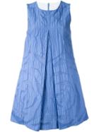 P.a.r.o.s.h. Inverted Pleat Cindy Dress, Women's, Size: M, Blue, Cotton/polyamide