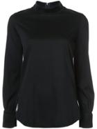 Kuho Roll Neck Fitted Jumper - Black