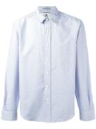 Andrea Pompilio Striped Button Down Shirt, Men's, Size: 46, Blue, Cotton