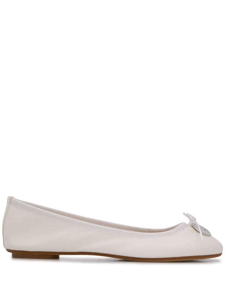 Anna Baiguera Charm Ballerina Flat - White