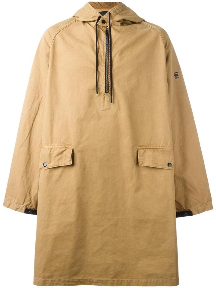 G-star Keewatin Anorak Coat, Men's, Size: Medium, Brown, Cotton