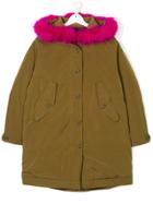 Freedomday Junior Feather Down Coat - Green