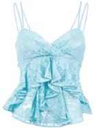 Martha Medeiros Lace Tank Top - White