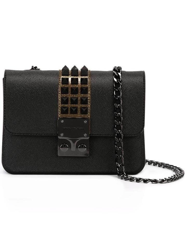 Designinverso 'amalfi' Shoulder Bag, Women's, Black, Metal/polyurethane