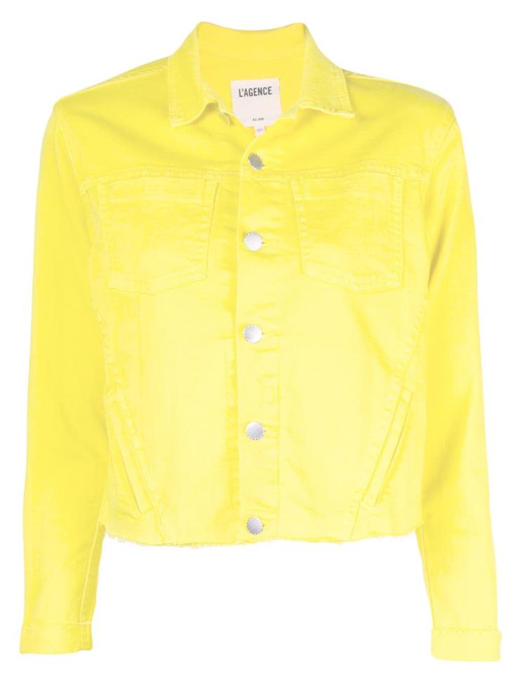 L'agence Denim Jacket - Yellow