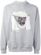 Y / Project 'woman' Sweatshirt, Adult Unisex, Size: Medium, Grey, Cotton