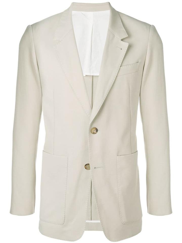 Ami Paris Two Buttons Long Fit Jacket - Neutrals