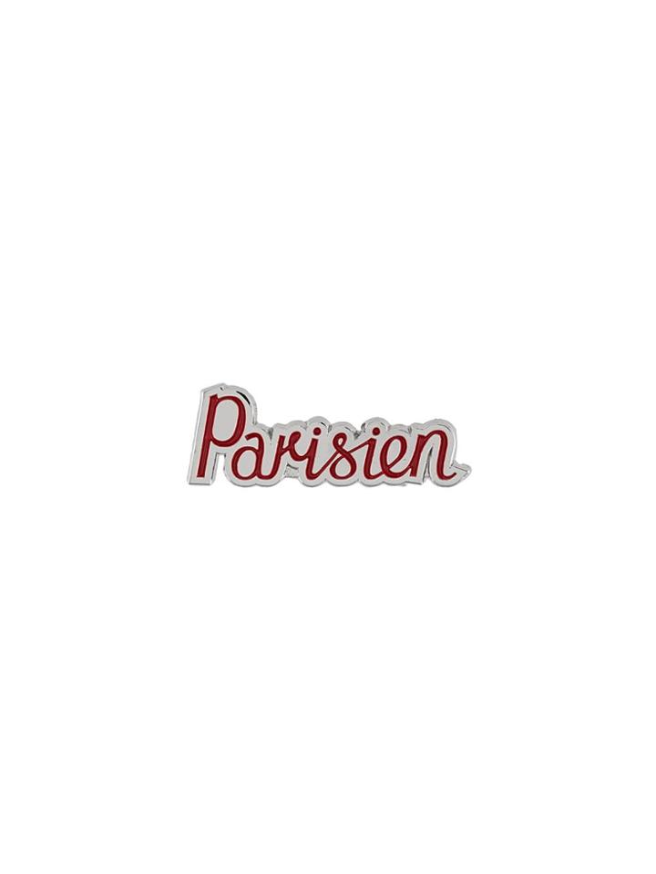 Maison Kitsuné Parisien Brooch - Red