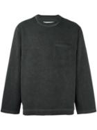 Our Legacy Crew Neck Sweatshirt, Men's, Size: Large, Black, Cotton