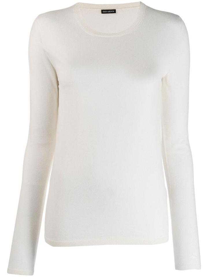 Iris Von Arnim Knitted Top - White