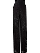 Martha Medeiros Lace Wide Leg Trousers