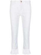 Essentiel Antwerp Cropped Flared Jeans - White