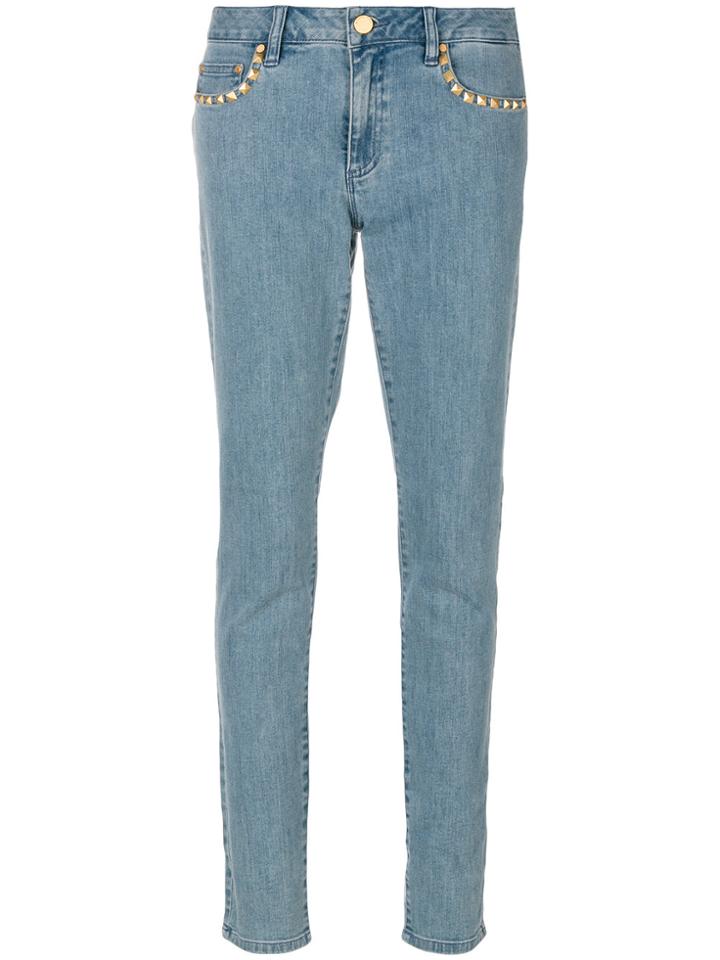 Michael Michael Kors Studded Skinny Jeans - Blue