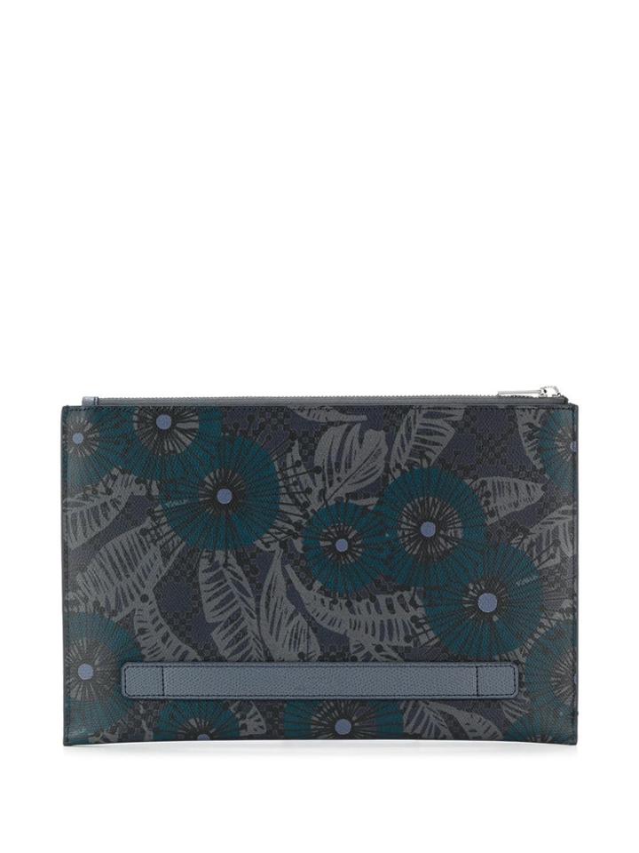 Furla Retro Print Pouch - Blue