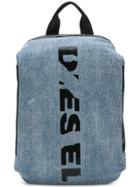 Diesel Slashed Logo Backpack - Blue