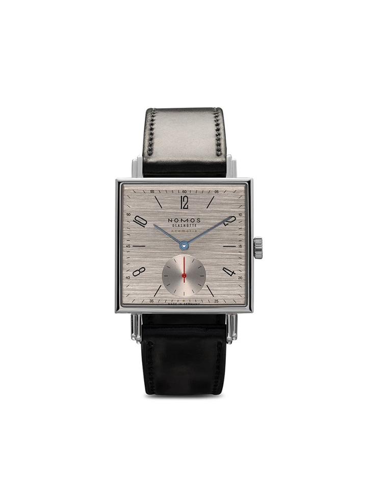 Nomos Tetra Neomatik Silvercut 33mm - Rhodium-plated, With Brushed