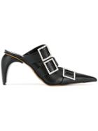 Misbhv Strappy Mules - Black