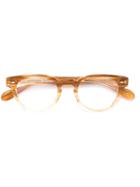 Oliver Peoples - 'sheldrake' Glasses - Unisex - Acetate - One Size, Brown, Acetate