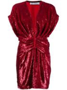 Iro Lilou Sequined Mini Dress - Red