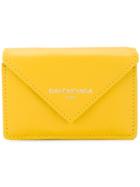 Balenciaga Papier Mini Wallet - Yellow & Orange