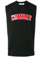 Msgm Combat Tank, Men's, Size: Large, Black, Cotton