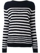 Vince - Striped Sweater - Women - Polyamide/wool - S, Blue, Polyamide/wool