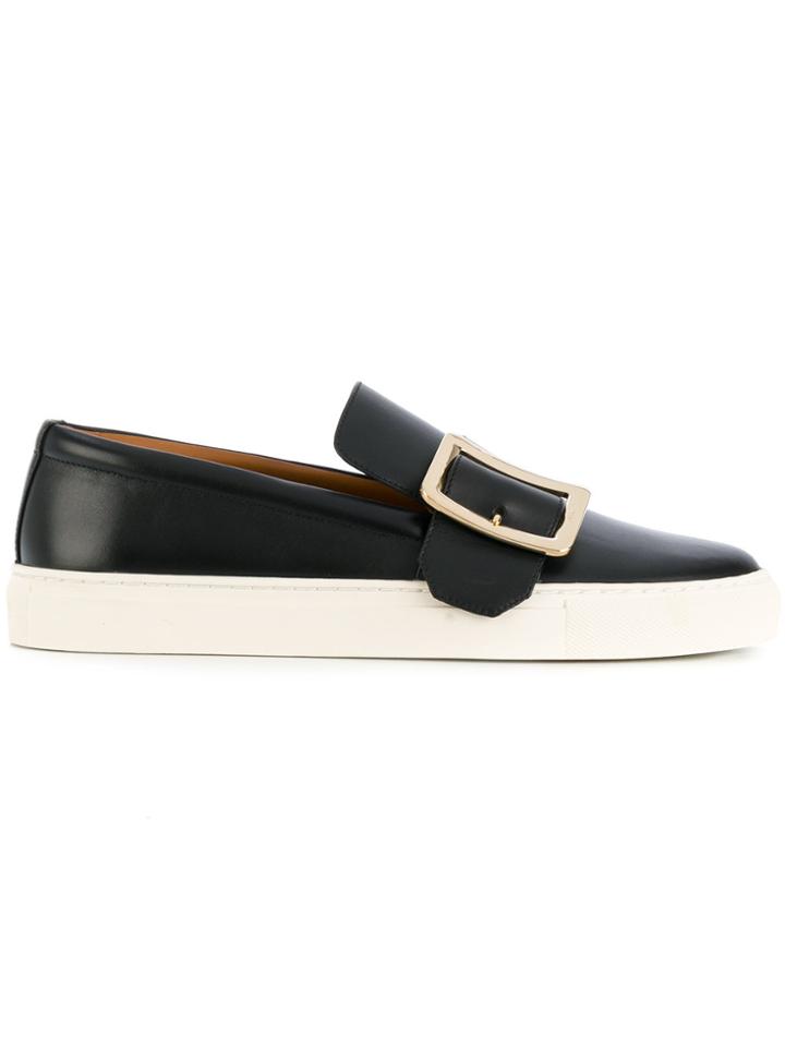 Bally Slip-on Buckle Sneakers - Black