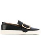 Bally Slip-on Buckle Sneakers - Black