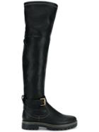 See By Chloé Over-the-knee Flat Boots - Black