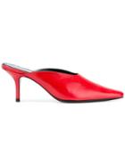 Dorateymur Pointed Mules - Red