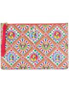 Dolce & Gabbana Carretto And Queen Pouch - Red